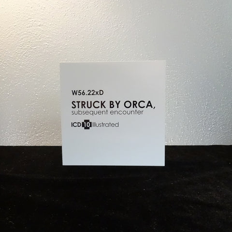 Struck by Orca: ICD-10 Illustrated